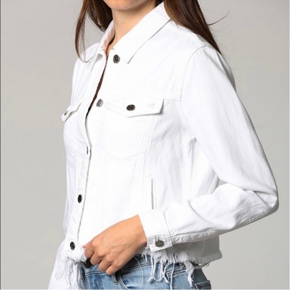 White Denim Jacket - Picture 2 of 9